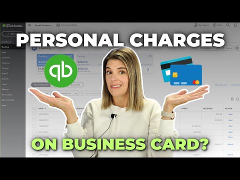 How to fix personal charges with business funds...and vice-versa {QBO Tutorial}