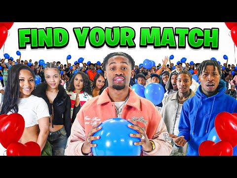 20 GIRLS VS 20 GUYS: POP THE BALLOON TO FIND YOUR MATCH!