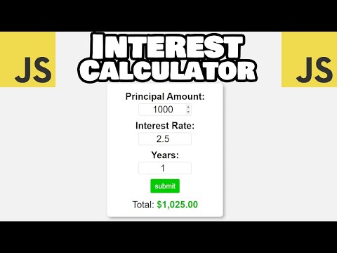 Build a JS compound interest calculator 💰