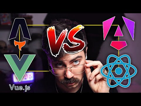 React vs Angular vs Vue vs Astro en 20 min #programacion  #frontend  #backend  #programacionweb