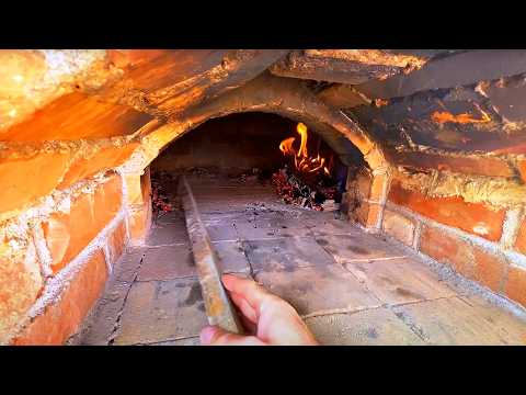 MAN BUILDS AMAZING OUTDOOR PIZZA OVEN FROM SCRATCH