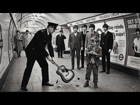 Guard SMASHED Homeless Kid's Guitar to PIECES — When The Beatles Saw This, They Made Him PAY