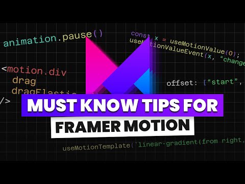 5 Advanced Framer Motion Techniques I Shouldn't Have Skipped