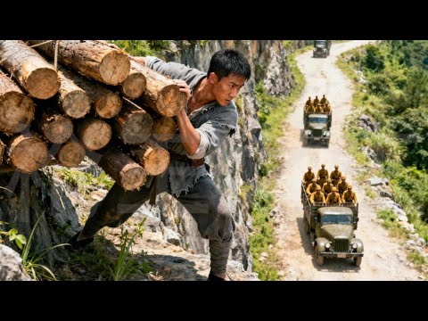 Japs forces invade with vehicles, but the Eighth Route sets wooden traps and catches them off guard