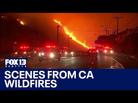 Scenes from the California wildfires