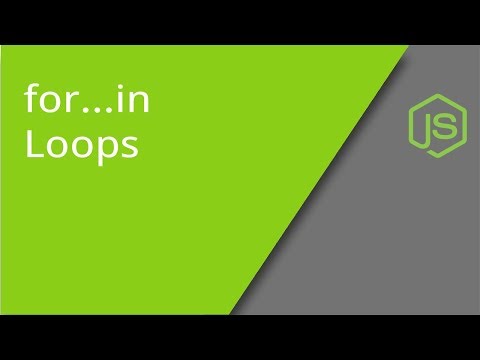 JavaScript for..in Loops
