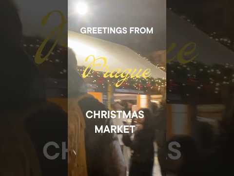 Prague Christmas Market | A Quick Hello #shorts