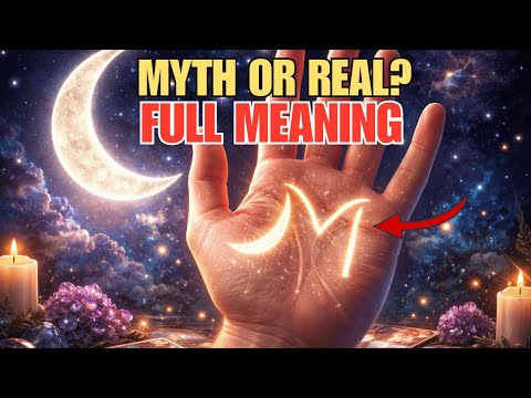 Crescent Moon and "M" on the Palm: The Full Meaning (Myth vs Reality)