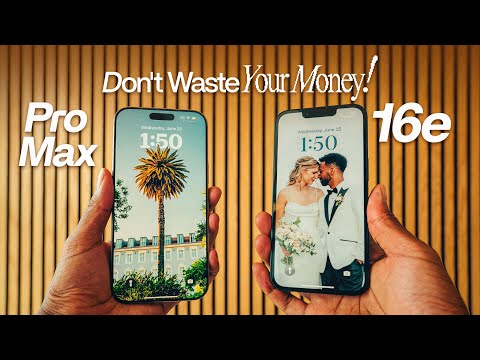 iPhone 16e vs Pro Max Review: Don't Waste Your Money! (Everything Explained)
