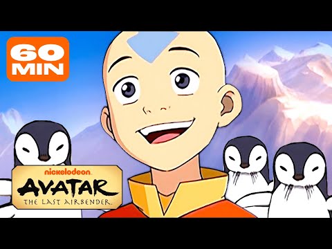 Katara & Aang Travel to the North Pole & Survive the Cold! | 1 Hour | Avatar: The Last Airbender