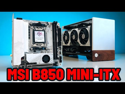 MSI B850I MPG TI Edge WiFi Review + System Build: New AMD ITX KING IN TOWN?