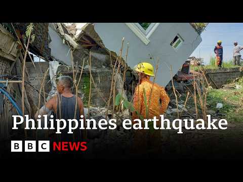 At least 69 killed in 6.9-magnitude earthquake in Philippines | BBC News