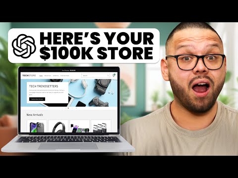I Let AI Build My Entire Dropshipping Store ($100k/Potential!)