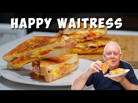 HAPPY Waitress The BEST Diner Style GRILLED Cheese with BACON and Tomato