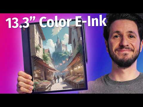13.3" Color E-Ink Is Here! Boox Tab X C Hands-On Impressions