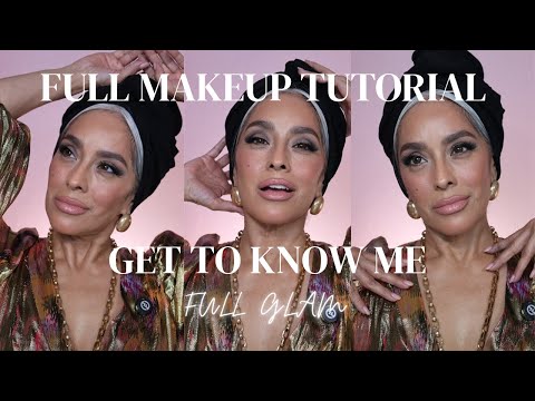 Get to know me. Full Glam Makeup Tutorial over 50.