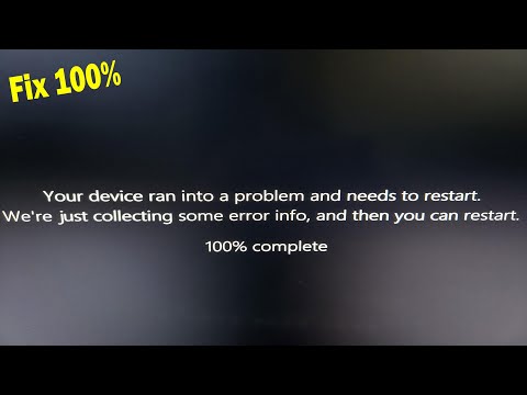 Fix: Your Device Ran Into a Problem and Needs to Restart (Windows 10/11 BSOD)