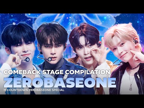 ♬In Bloom부터 GOOD SO BAD까지! ZEROBASEONE(제로베이스원) 컴백 기념 엠카운트다운 무대 모아보기 | ZEROBASEONE Stage Compilation