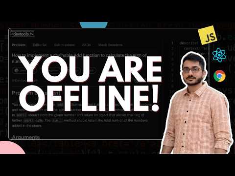How to Improve Offline Experience? | Exploring useSyncExternalStore | Advanced React Hooks