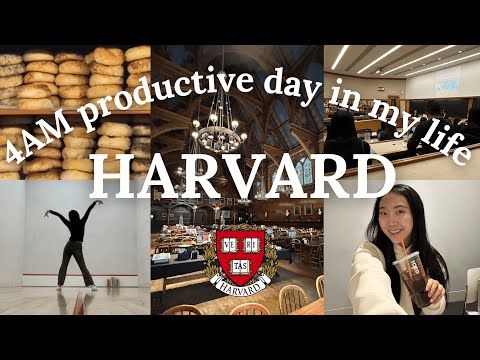 4AM to 11PM harvard freshman day in my life (super productive + fun) 🍵