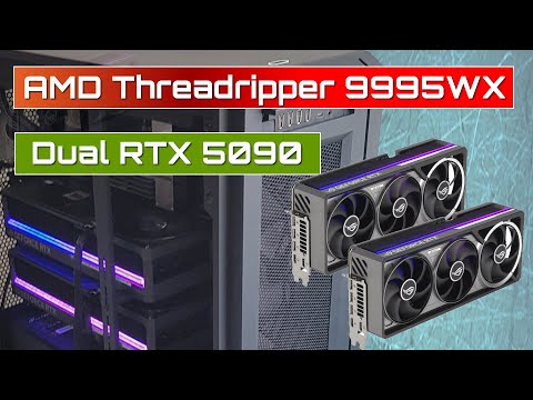 96-CORE AMD Threadripper 9995WX & Dual RTX 5090 BEAST!