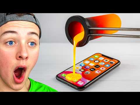 Reacting to LAVA vs Everyday Objects!