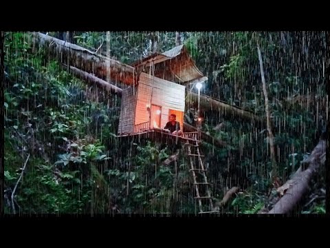 15 hari bertahan hidup di shalter gantung,hujan lebat dan angin kencang melanda solo camping