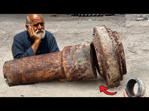 This Looked Like Junk — Until a Skilled Mechanic Turned It Into a Perfect Spindle Again