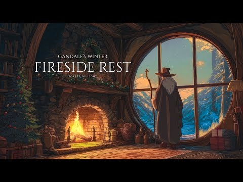 Medieval Music For Focus & Calm | Gandalf’s Winter Fireside Rest