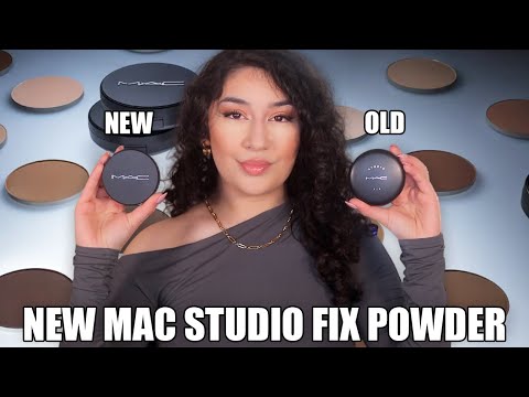 *NEW* MAC STUDIO FIX POWDER vs OLD STUDIO FIX POWDER | swatches & review