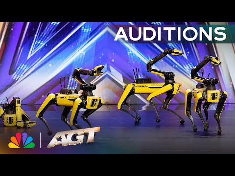 Boston Dynamics Makes AGT HISTORY With Robots Dancing To "Don't Stop Me Now" by Queen | AGT 2025