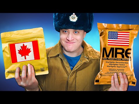 НОВЫЙ ИРП Канады против MRE США! Битва лучших пайков мира!