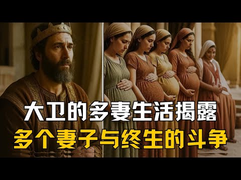 大卫王的多妻生活，多个妻子与终生的斗争