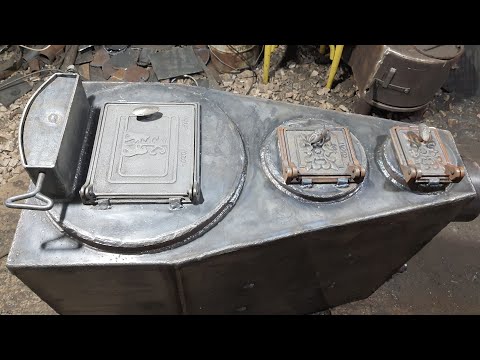 ДОВАРИВАЕМ И ИСПЫТЫВАЕМ ЧУДО КОТЁЛ ТРУБА В ЛИСТЕ