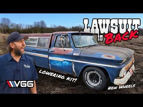 "Lawsuit" '65 C10 IS BACK! 3/5 Drop, Trailing Arms, Wheels, Tires, and MORE! (Looks SO Good!)