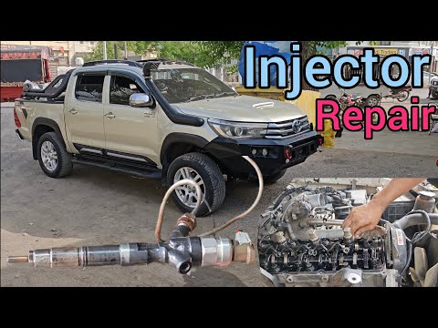 How to Toyota Hilux injector rebuilding - common rail injector repair - 2kd #1kdftv