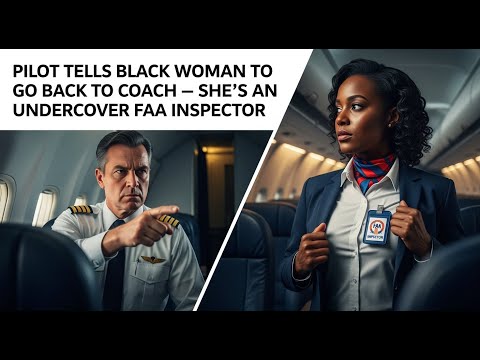 Pilot Tells Black Woman to Go Back to Coach — Not Knowing She’s an Undercover FAA Inspector