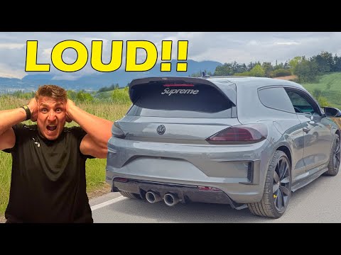 Mk3 Volkswagen Scirocco TDI FULL Straight Pipe Exhaust Install — Insane Diesel Sound!