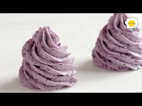 Blueberry Jam and  Cheese Cream  Recipes 蓝莓果酱和蓝莓奶酪奶油食谱 Recettes confiture et crème myrtilles