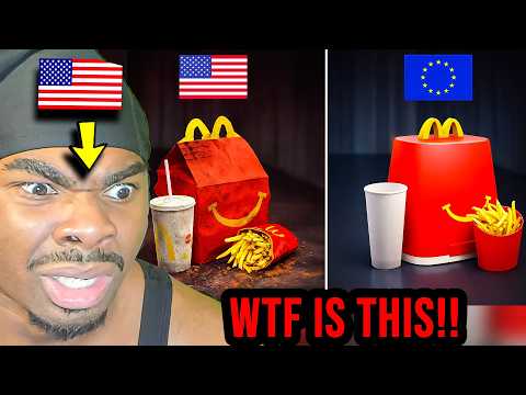 American Reacts to Why McDonald's Is Better in Europe **WE SUCK**