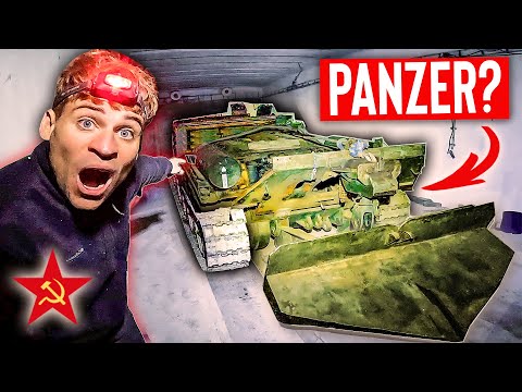 SELTENER PANZER mitten in VERSTECKTEM BUNKER gefunden!🪖| INTAKTE GEIGERZÄHLER und GASMASKEN überall!