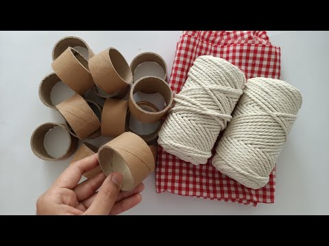 KARTON RULO VE MAKROME İPTEN SÜPER FİKİR ✔️ KENDİN YAP