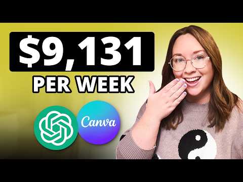 5 Unsaturated Digital Product Ideas to Sell with AI and Canva! ($9,131/wk)