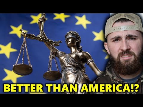 American Reacts to "Your Rights as a European" *SHOCKING*
