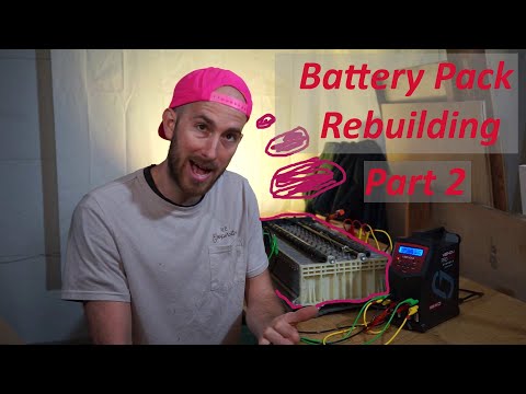 Part 2- Prius P0A80 Battery Pack Rebuild- Overview and Charge Cycling
