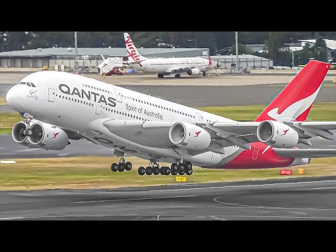 60 MINS of Plane Watching at Sydney Airport 🇦🇺