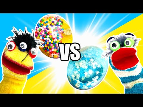 Fizzy Vs Three Eye Squishy Making Challenge | Fun DIY For Kids