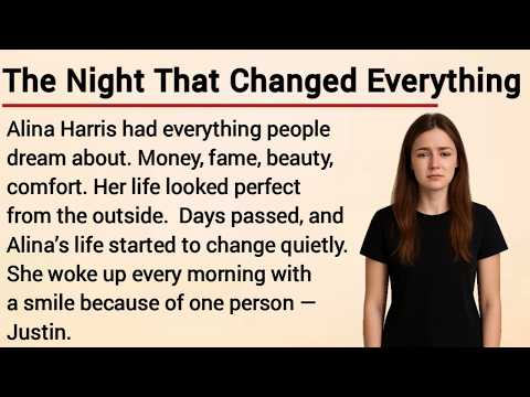 Learn English Through English | Graded Reader | English Story | The Night That Changed Everything