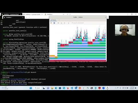 Tools for fixing performance problems in Julia: ProfileView and Cthulhu