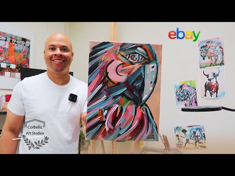 How I Paint a $300 Bird in 10 Minutes Using a Projector (Anyone Can Do This)